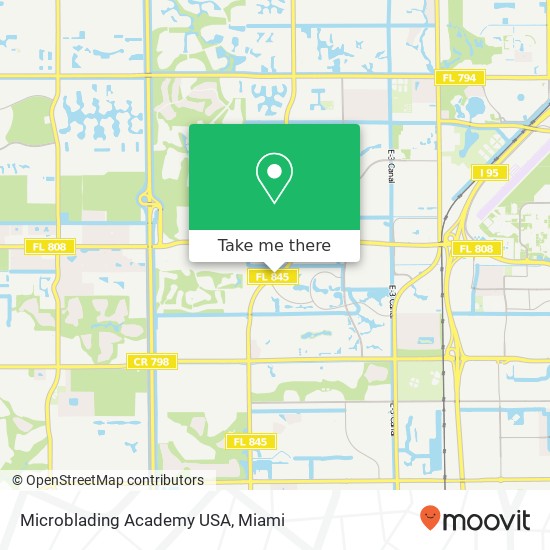 Mapa de Microblading Academy USA