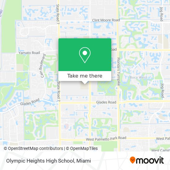Olympic Heights High School map