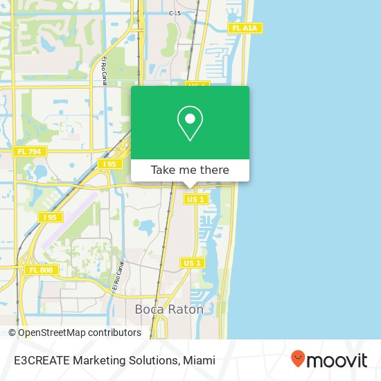 E3CREATE Marketing Solutions map
