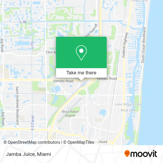 Jamba Juice map