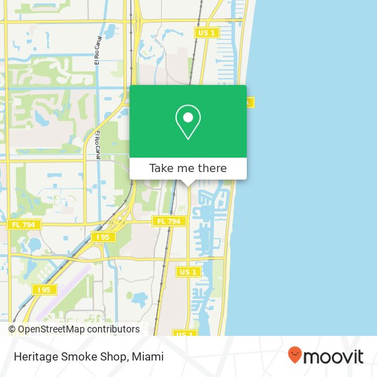 Heritage Smoke Shop map