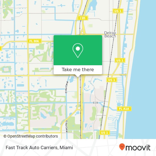 Mapa de Fast Track Auto Carriers