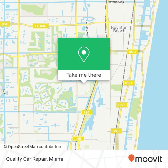 Quality Car Repair map