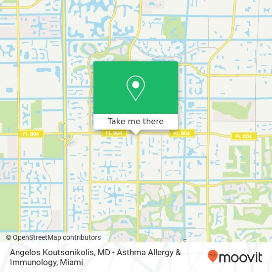 Mapa de Angelos Koutsonikolis, MD - Asthma Allergy & Immunology