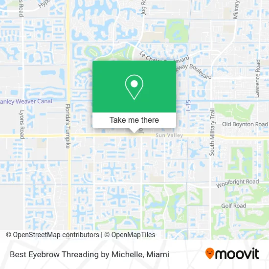 Best Eyebrow Threading by Michelle map
