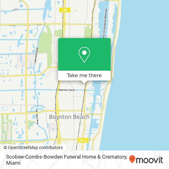 Mapa de Scobee-Combs-Bowden Funeral Home & Crematory