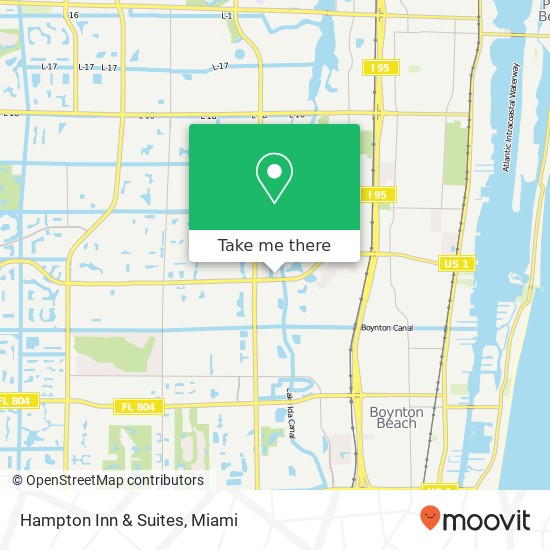 Mapa de Hampton Inn & Suites