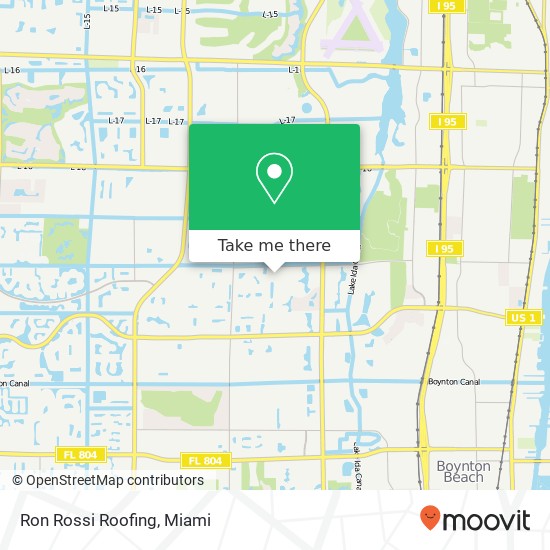 Mapa de Ron Rossi Roofing