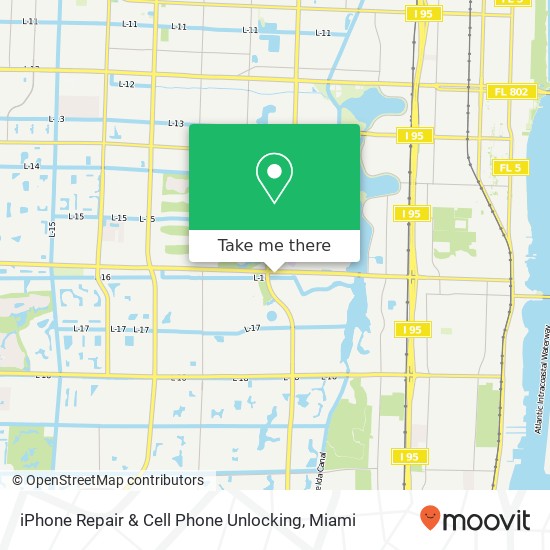 iPhone Repair & Cell Phone Unlocking map