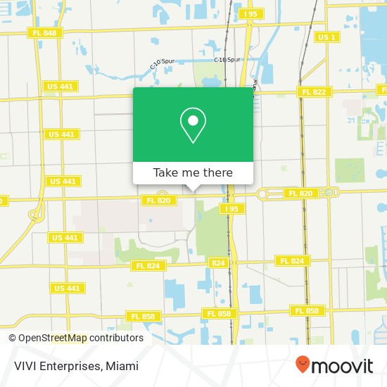 Mapa de VIVI Enterprises