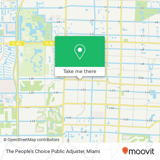 Mapa de The People's Choice Public Adjuster