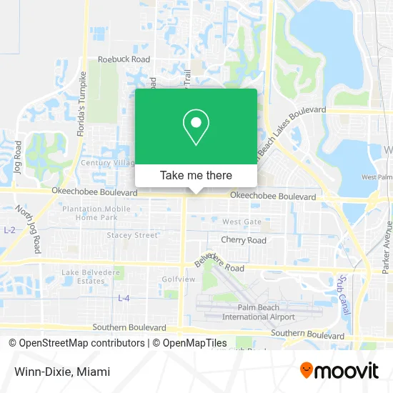 Winn-Dixie map