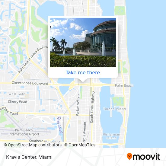 Kravis Center map