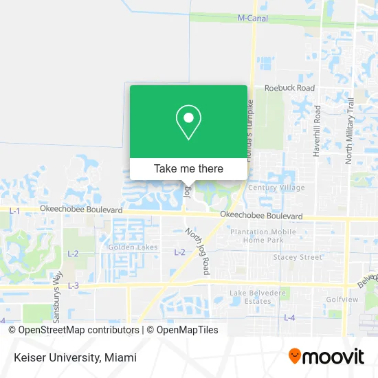 Keiser University map