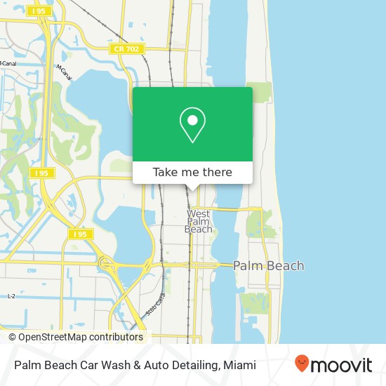 Palm Beach Car Wash & Auto Detailing map