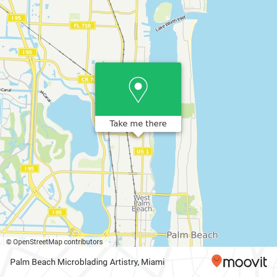 Palm Beach Microblading Artistry map