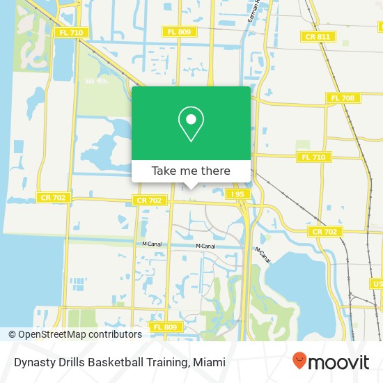 Mapa de Dynasty Drills Basketball Training