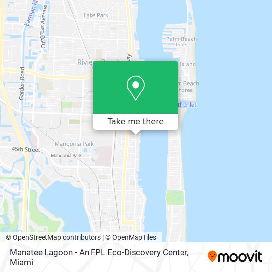 Mapa de Manatee Lagoon - An FPL Eco-Discovery Center