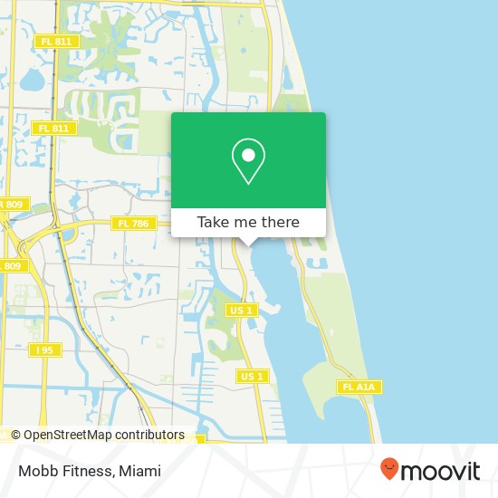 Mobb Fitness map