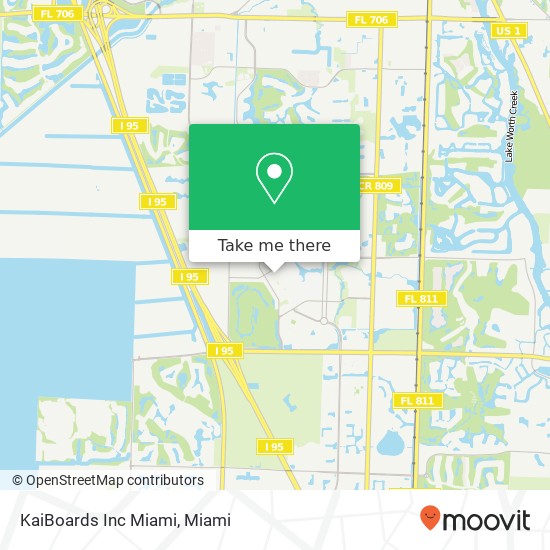 KaiBoards Inc Miami map