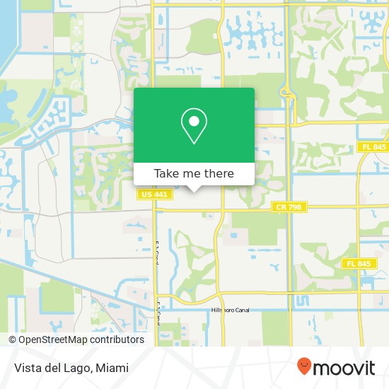 Vista del Lago map