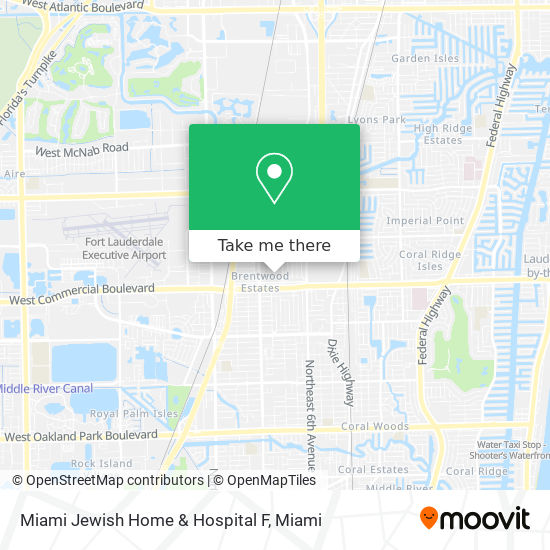 Miami Jewish Home & Hospital F map