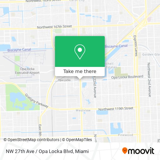 NW 27th Ave / Opa Locka Blvd map