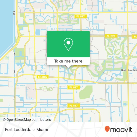 Fort Lauderdale map