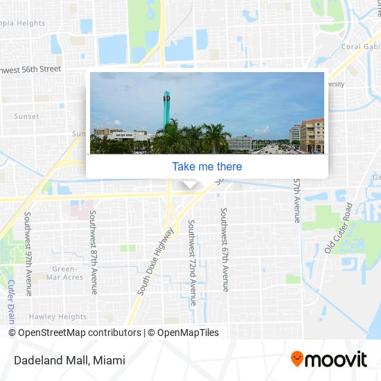 Dadeland Mall Walking And Running Trail - Miami, Florida, USA