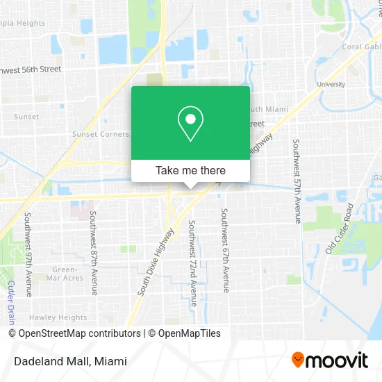 Dadeland Mall map