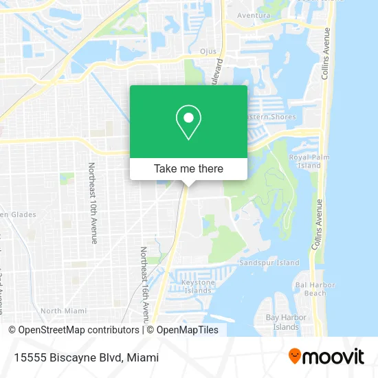 15555 Biscayne Blvd map