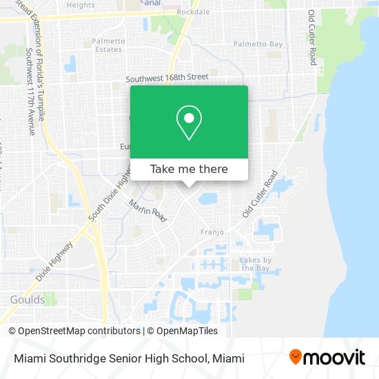 Miami Southridge Senior High School map