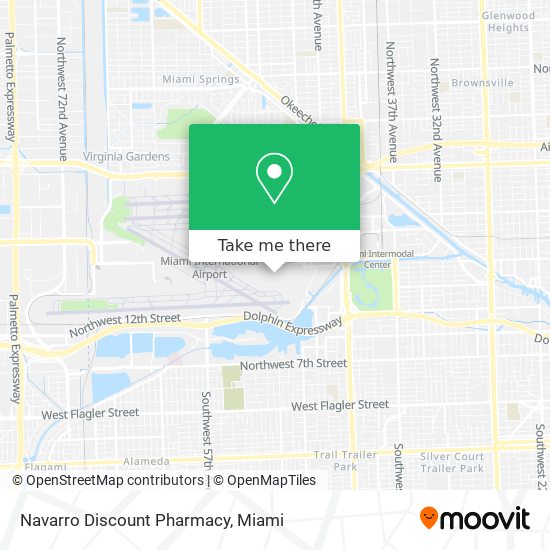 Mapa de Navarro Discount Pharmacy