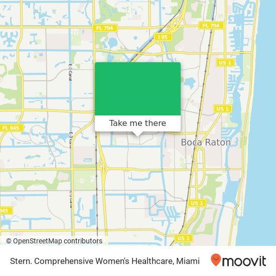 Mapa de Stern. Comprehensive Women's Healthcare