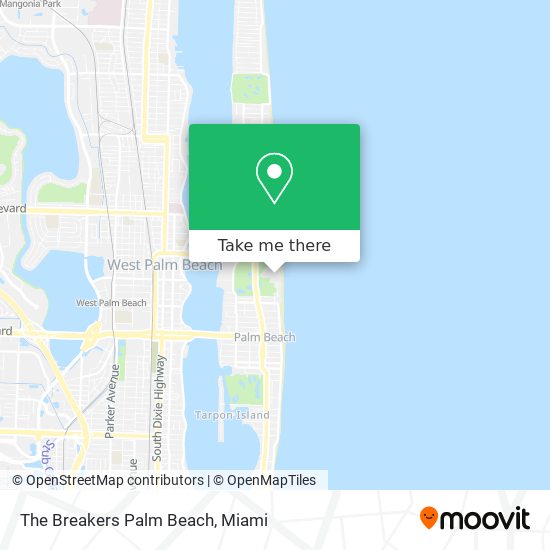 The Breakers Palm Beach map