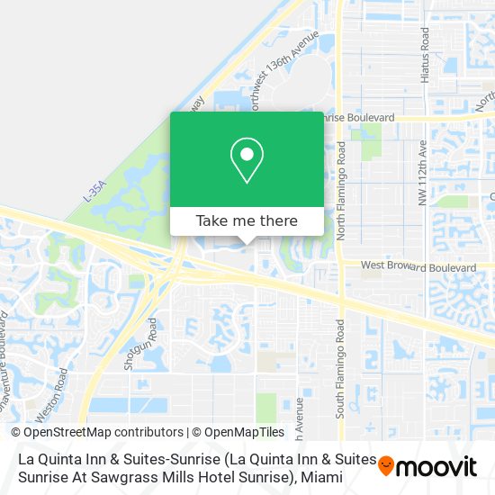 La Quinta Inn & Suites-Sunrise (La Quinta Inn & Suites Sunrise At Sawgrass Mills Hotel Sunrise) map
