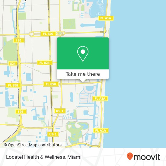 Locatel Health & Wellness map