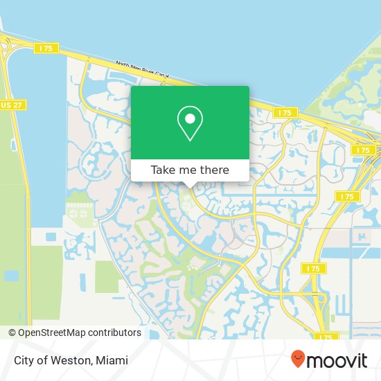 Mapa de City of Weston