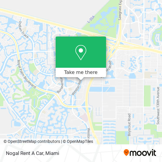 Nogal Rent A Car map