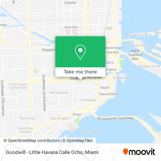 Mapa de Goodwill - Little Havana Calle Ocho