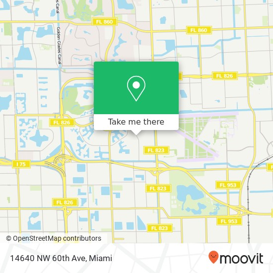 14640 NW 60th Ave map