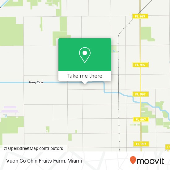 Vuon Co Chin Fruits Farm map
