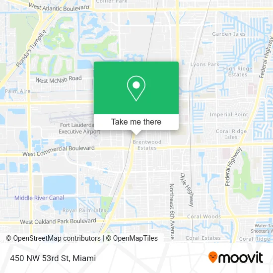 450 NW 53rd St map