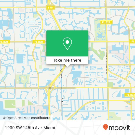 1930 SW 145th Ave map