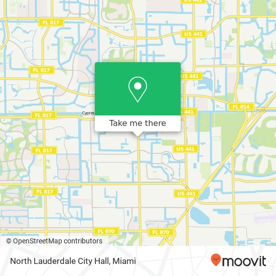Mapa de North Lauderdale City Hall