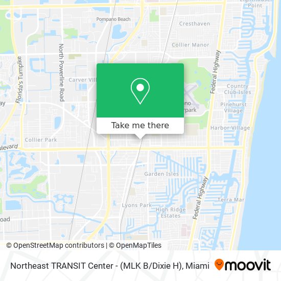 Northeast TRANSIT Center - (MLK B / Dixie H) map
