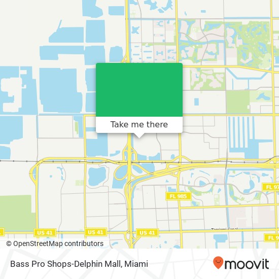 Bass Pro Shops-Delphin Mall map