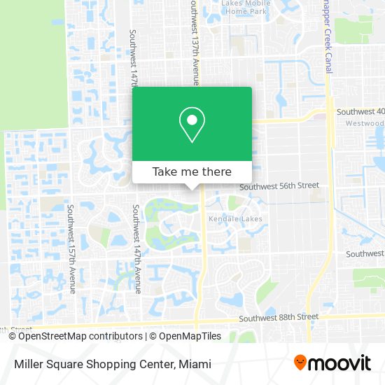 Mapa de Miller Square Shopping Center