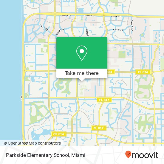 Mapa de Parkside Elementary School