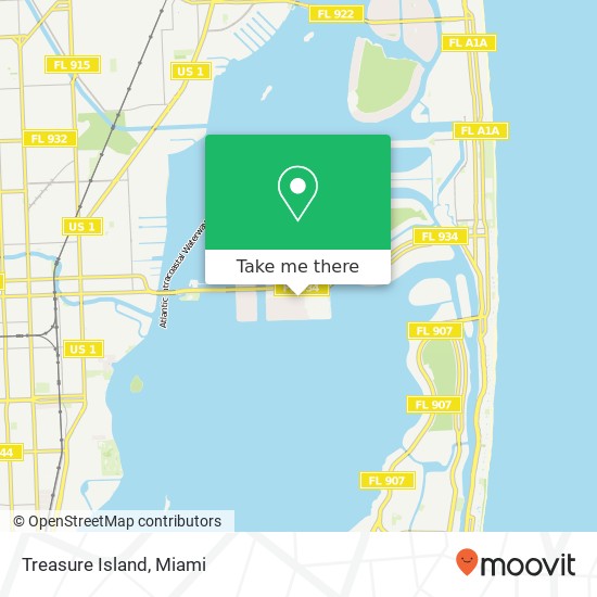 Mapa de Treasure Island